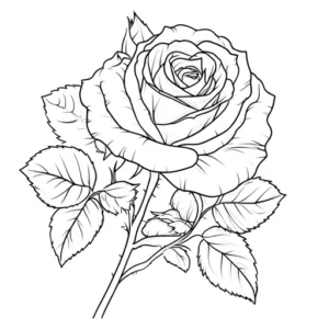 desenho de flores para colorir