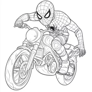 desenho de homem-aranha