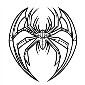 desenho de homem-aranha