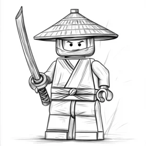 desenho de lego para colorir