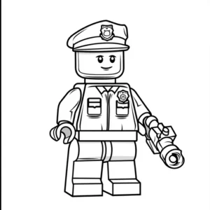 desenho de lego para colorir