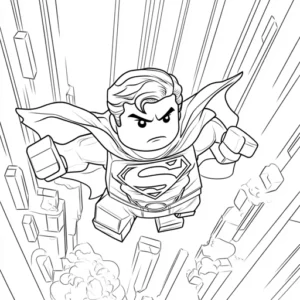 desenho de lego para colorir