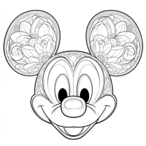 desenho de mascara de carnaval