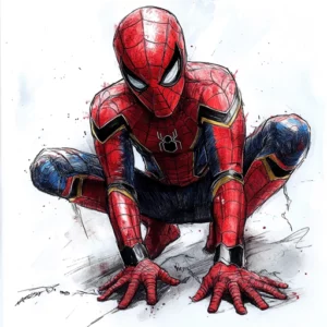 desenho do homem aranha para imprimir ja colorido