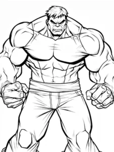 desenho do hulk para colorir