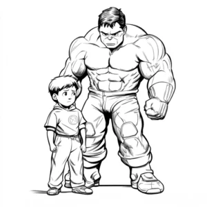 desenho do hulk para colorir