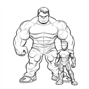 desenho do hulk para colorir