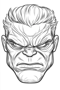 desenho do hulk para colorir