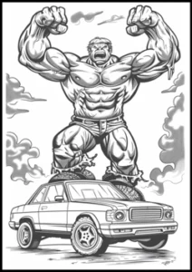 desenho do hulk para imprimir