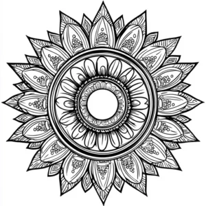 desenhos para colorir mandala