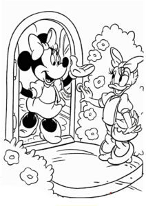 desenho minnie para colorir