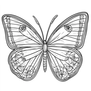 desenho para colorir borboleta