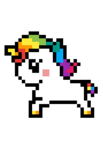 desenho unicornio para colorir
