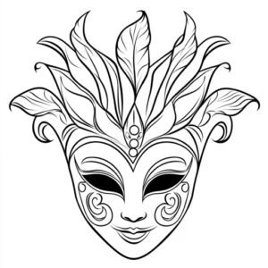 desenhos de carnaval para pintar