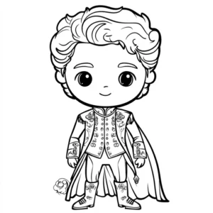 desenhos de principes para colorir