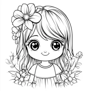 desenhos kawaiis para pintar