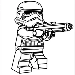 desenhos lego star wars para colorir