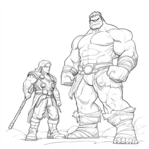 desenhos para colorir hulk