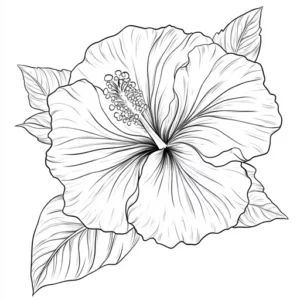 flor para colorir