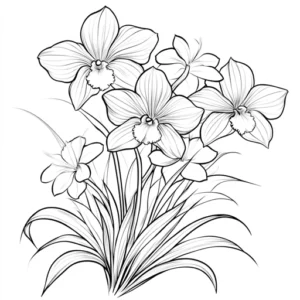 flores para colorir e imprimir