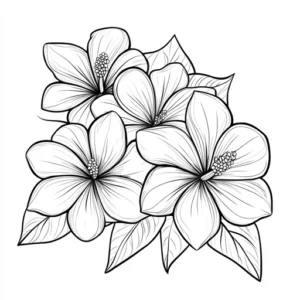 flores para colorir e imprimir