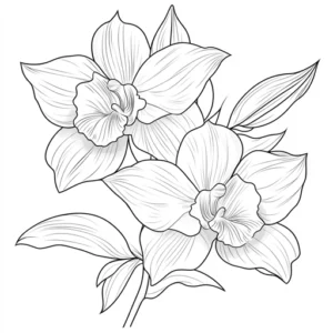 flores para pintar