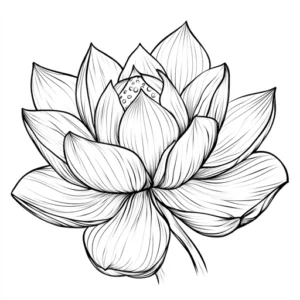 flores para pintar e imprimir