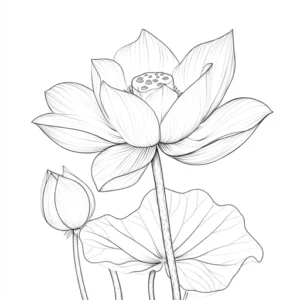 flores para pintar e imprimir