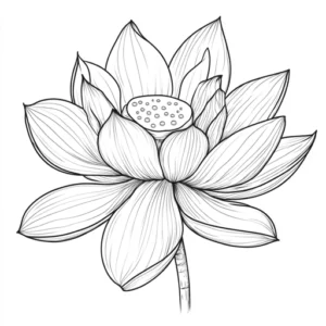 flores para pintar e imprimir