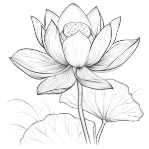 flores para pintar e imprimir