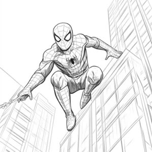 homem aranha para colorir e imprimir