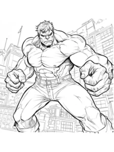 hulk para colorir e imprimir