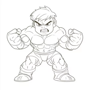 hulk para colorir e imprimir