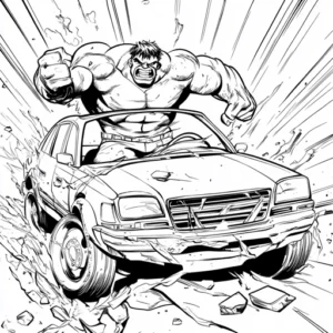 hulk para colorir e imprimir