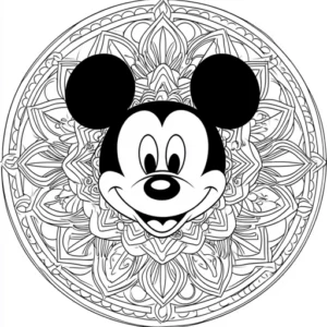 mandala infantil para imprimir