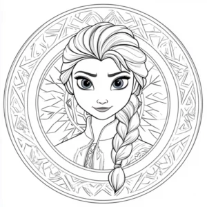 mandala infantil para imprimir