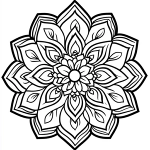 mandala infantil para imprimir