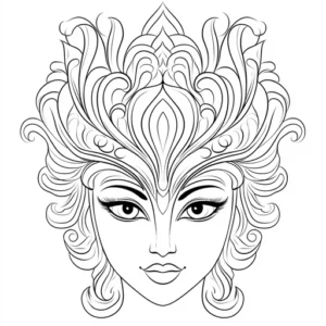 mascaras de carnaval para imprimir