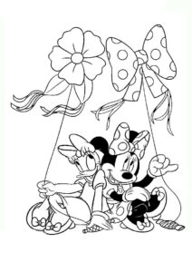 minnie colorir