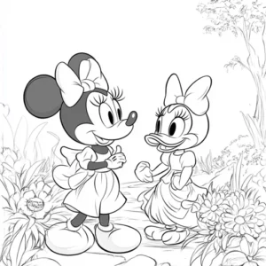 minnie desenho para colorir
