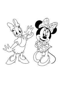 minnie para colorir
