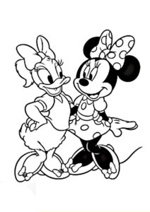 minnie para colorir