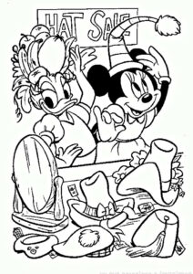 minnie para colorir e imprimir