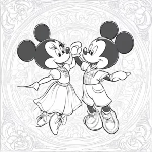 minnie para pintar