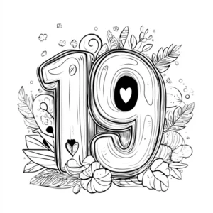 numero para colorir
