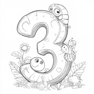 numeros para colorir