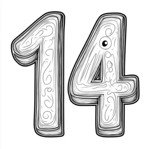 numeros para colorir