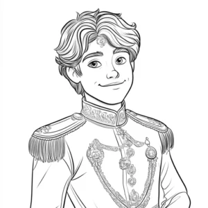 principe da disney para colorir