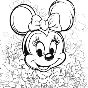 rosto da minnie para imprimir