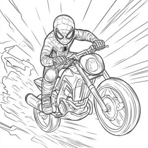 spider man para colorir